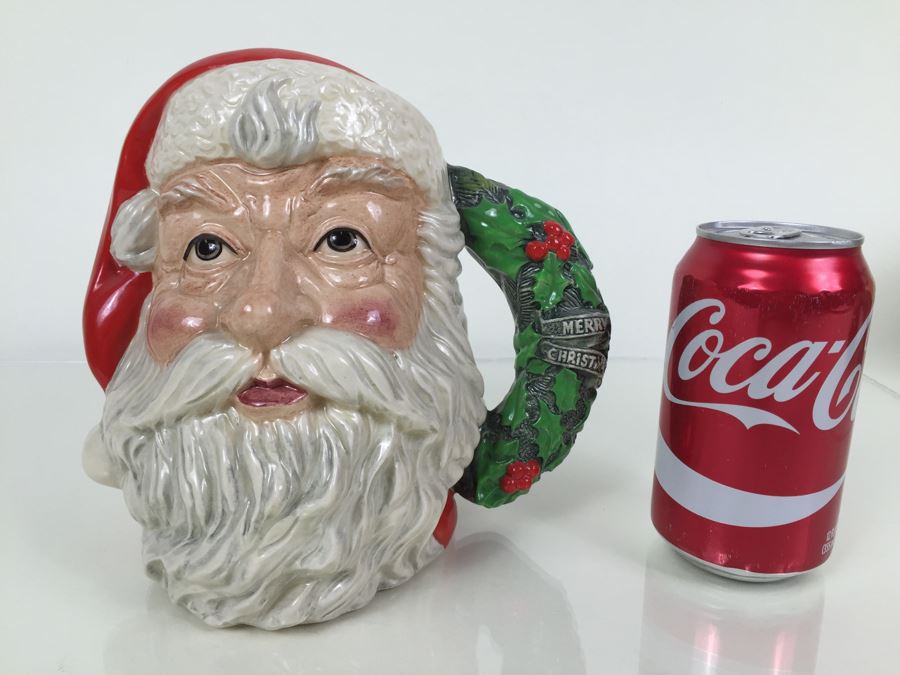 Royal Doulton Large 'Santa Claus' D6794 Character Jug 1987 [Photo 4]