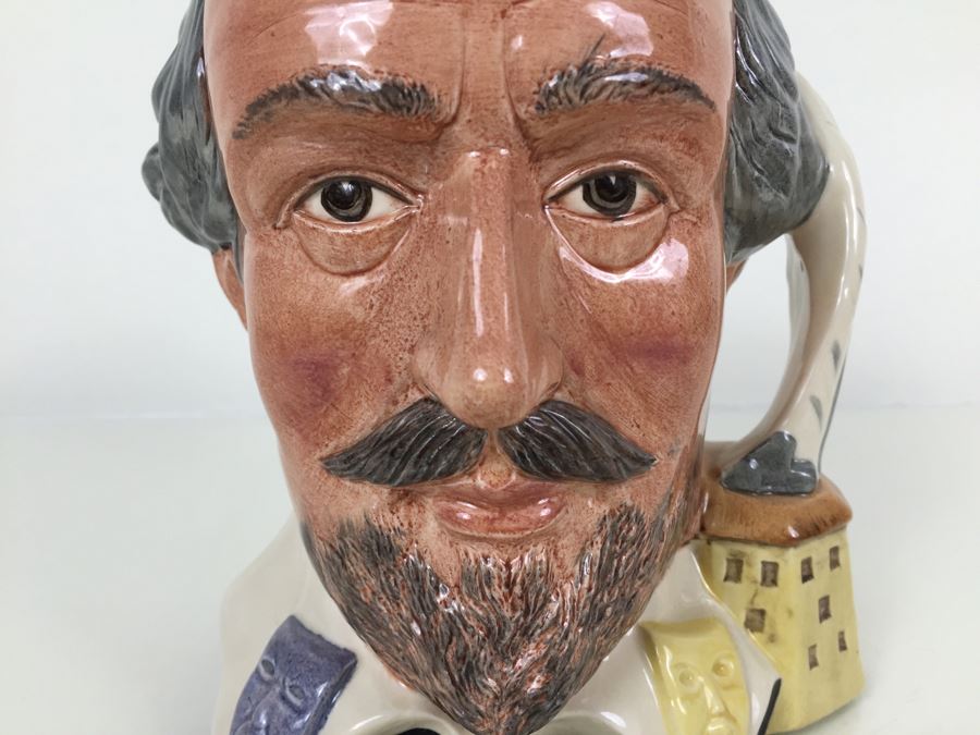 Royal Doulton Large Shakespearean Collection 'William Shakespeare' D6689 Character Jug 1982 [Photo 5]