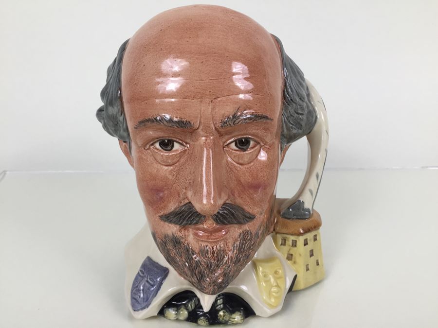 Royal Doulton Large Shakespearean Collection 'William Shakespeare' D6689 Character Jug 1982 [Photo 1]