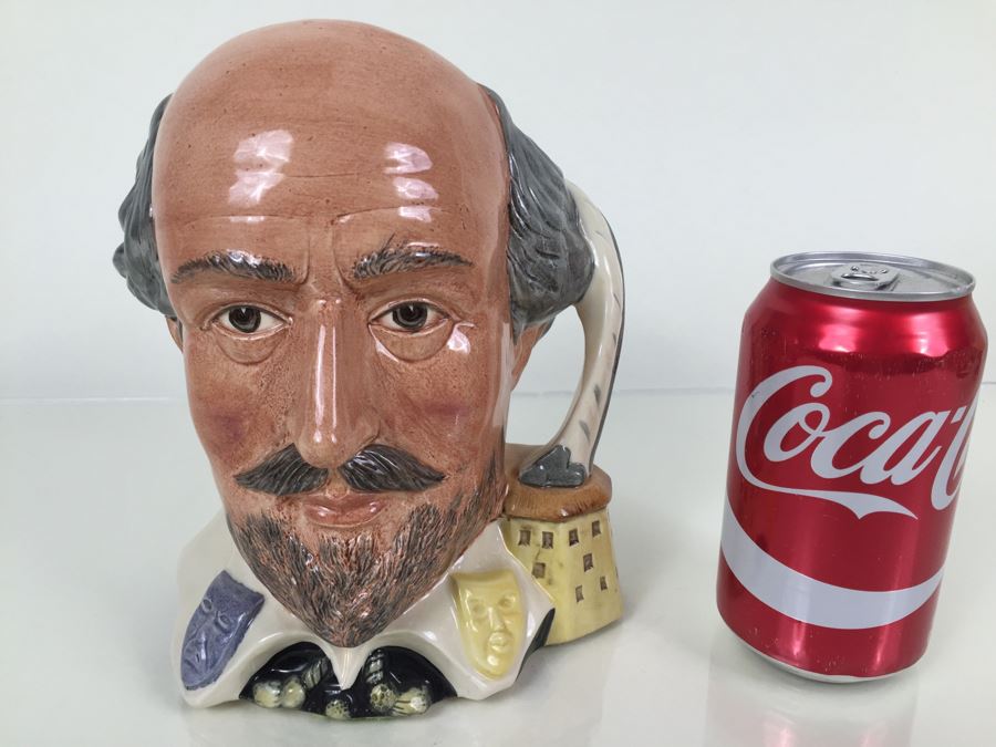 Royal Doulton Large Shakespearean Collection 'William Shakespeare' D6689 Character Jug 1982 [Photo 4]