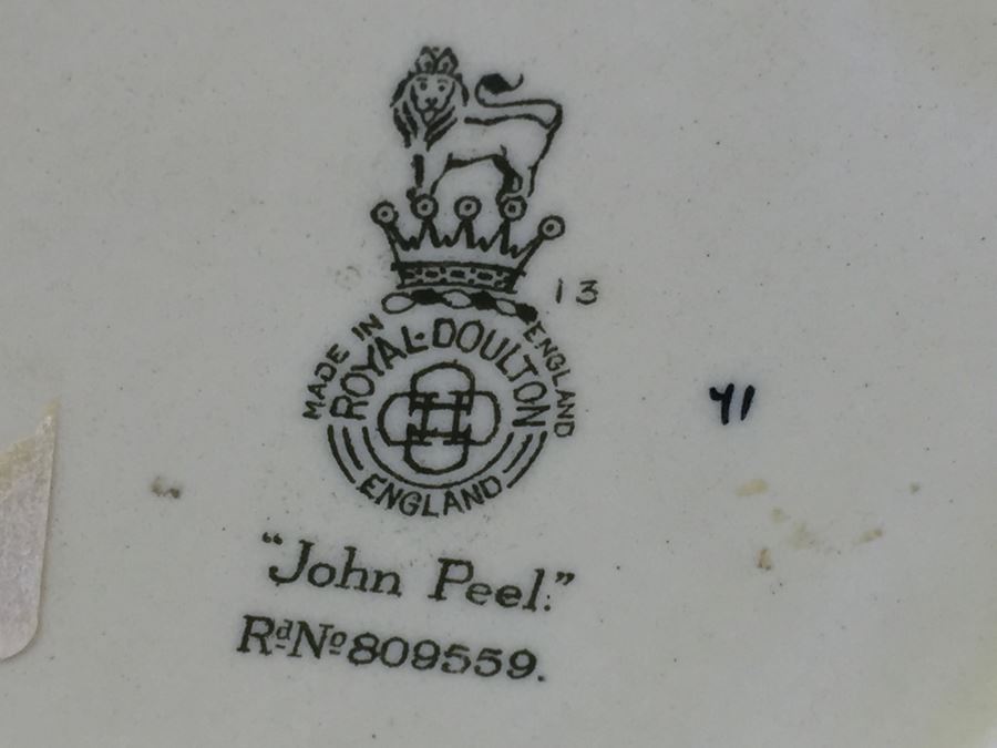 Royal Doulton Large 'John Peel' Character Jug RdNo809559 [Photo 3]