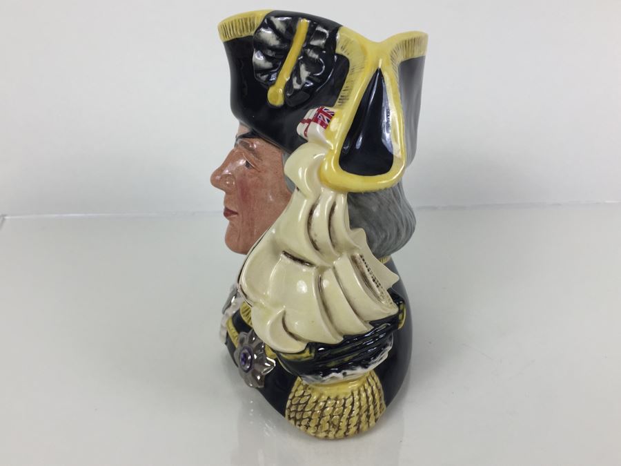 Royal Doulton Large 'Vice-Admiral Lord Nelson' D6932 Character Jug of the Year 1992 1993 [Photo 2]