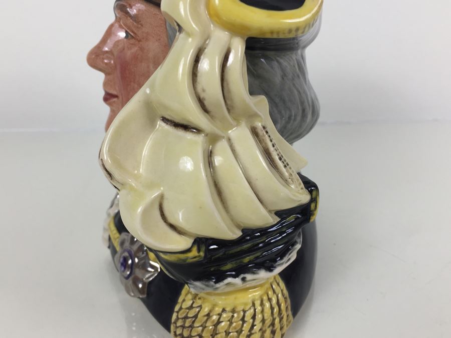 Royal Doulton Large 'Vice-Admiral Lord Nelson' D6932 Character Jug of the Year 1992 1993 [Photo 8]