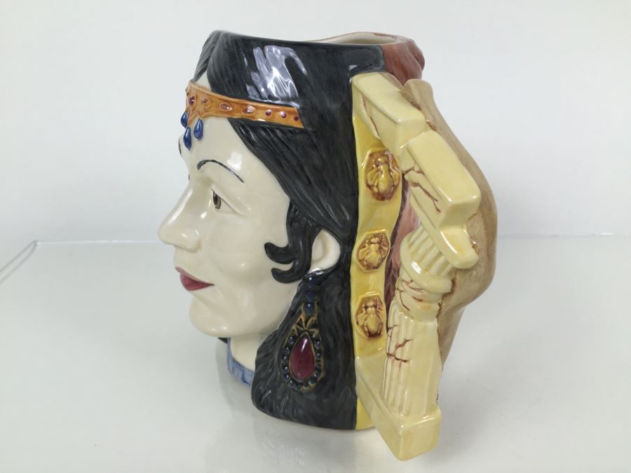 Royal Doulton Large 'Samson & Delilah' D6787 Character Jug 1987 Wordwide Limited Edition 232 Of 9,500 [Photo 6]