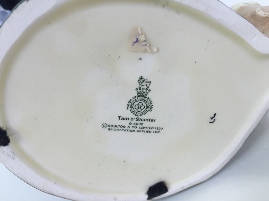 Royal Doulton Large 'Tam O' Shanter' D6632 Character Jug 1972 [Photo 12]