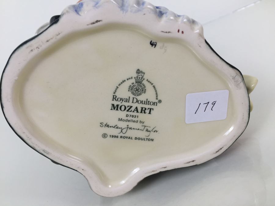 Royal Doulton Large 'Mozart' D7031 Character Jug 1996 [Photo 8]