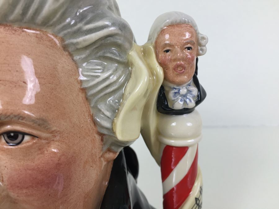 Royal Doulton Large 'Mozart' D7031 Character Jug 1996 [Photo 5]