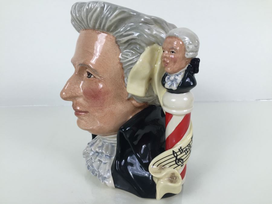 Royal Doulton Large 'Mozart' D7031 Character Jug 1996 [Photo 2]