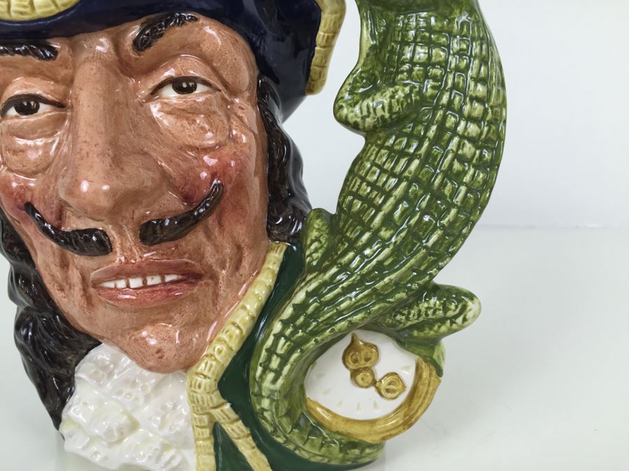Royal Doulton Large 'Captain Hook' D6597 Character Pitcher 1964 [Photo 7]