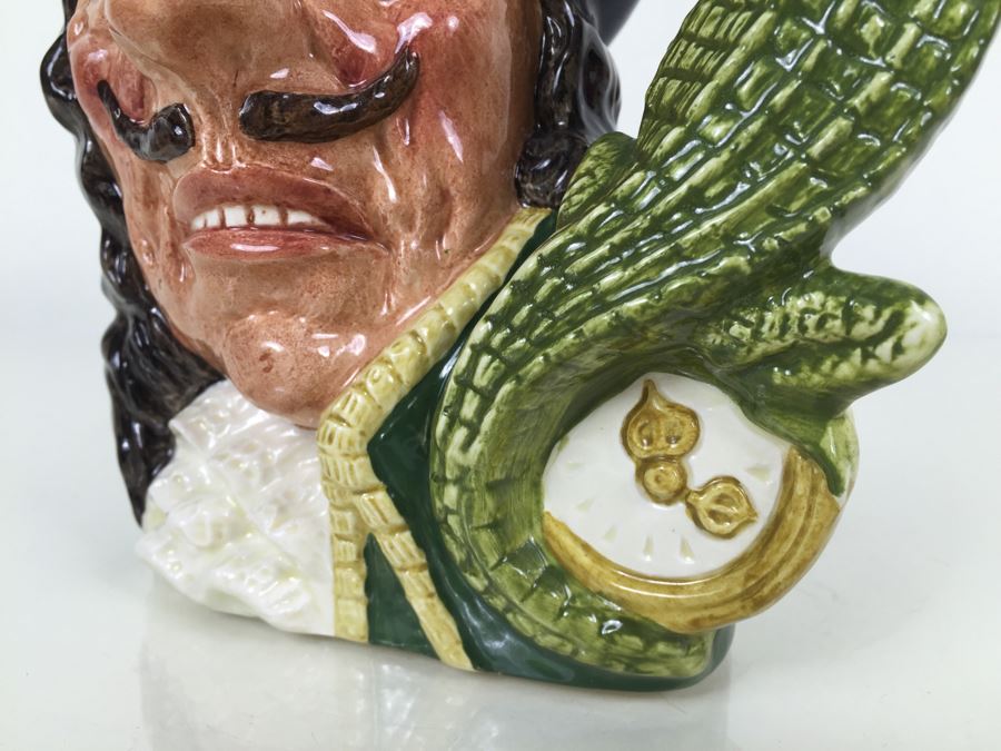 Royal Doulton Large 'Captain Hook' D6597 Character Pitcher 1964 [Photo 8]