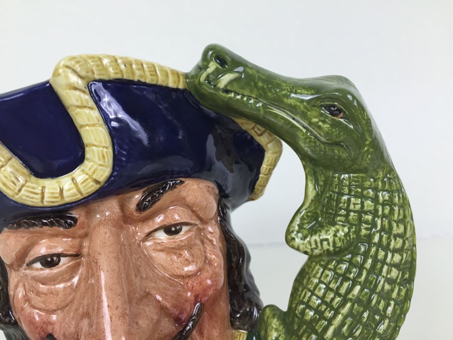 Royal Doulton Large 'Captain Hook' D6597 Character Pitcher 1964 [Photo 6]