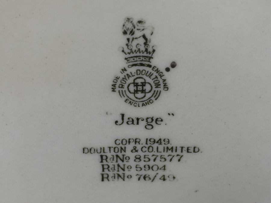 Royal Doulton Large 'Jarge' RN857577 Character Jug 1949 [Photo 3]