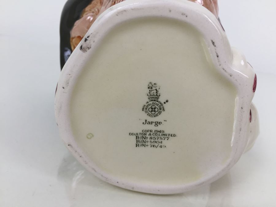 Royal Doulton Large 'Jarge' RN857577 Character Jug 1949 [Photo 11]
