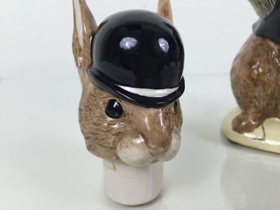 Royal Doulton Large 'Bunnykins London City Gent' D6966 Teapot 1994 Special Edition Of 2,500 [Photo 9]