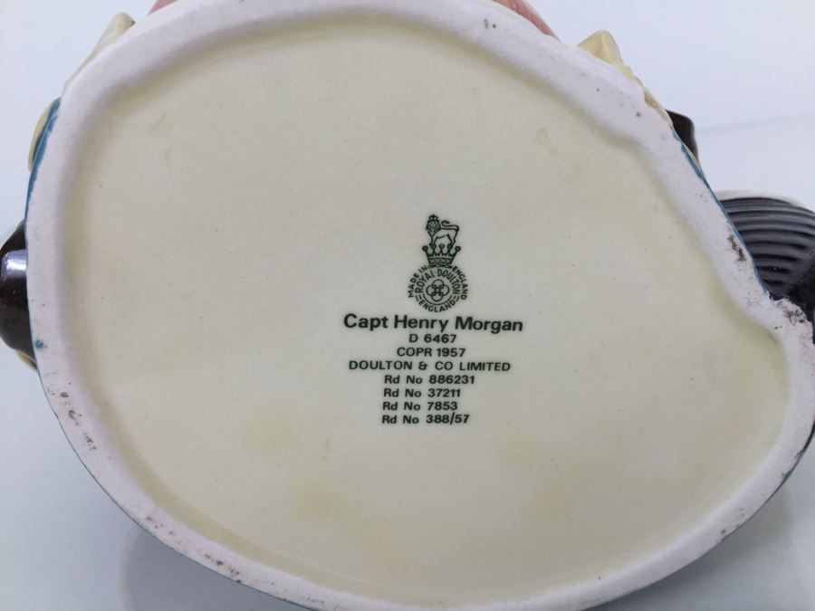 Royal Doulton Large 'Capt Henry Morgan' D6467 Character Pitcher 1957 [Photo 3]