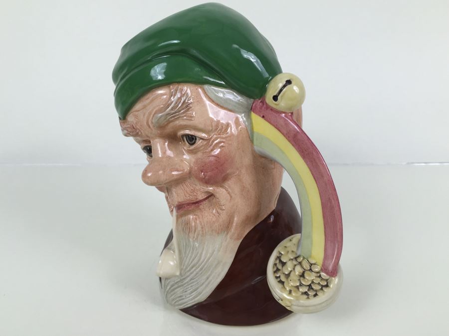 Royal Doulton Large 'Leprechaun' D6847 Character Pitcher 1989 [Photo 6]