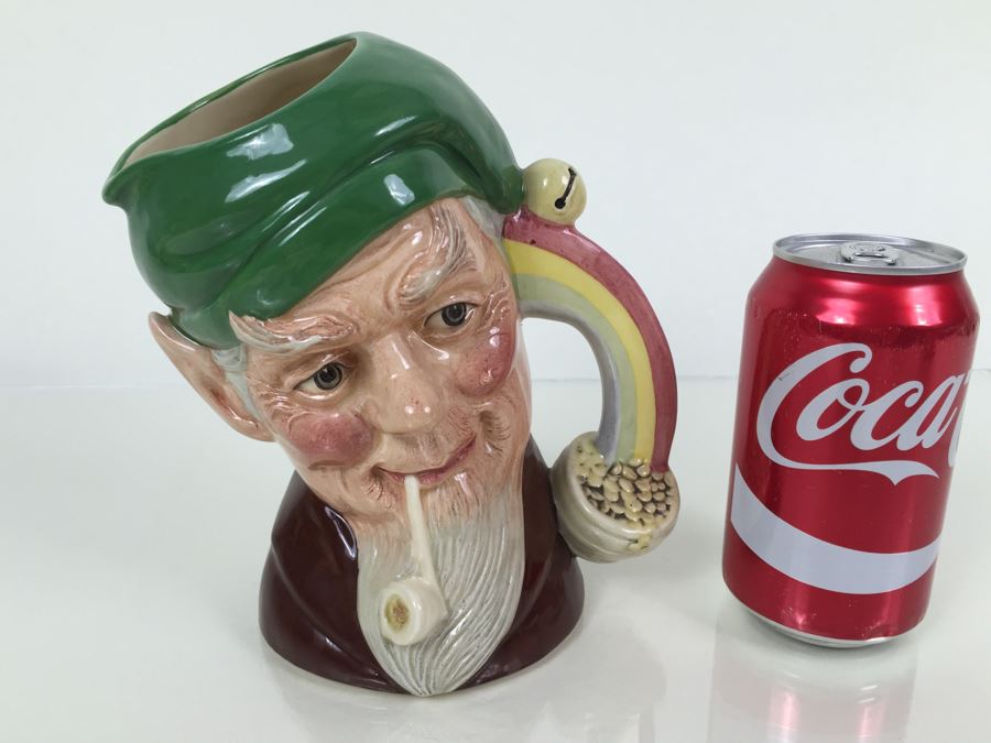Royal Doulton Large 'Leprechaun' D6847 Character Pitcher 1989 [Photo 3]