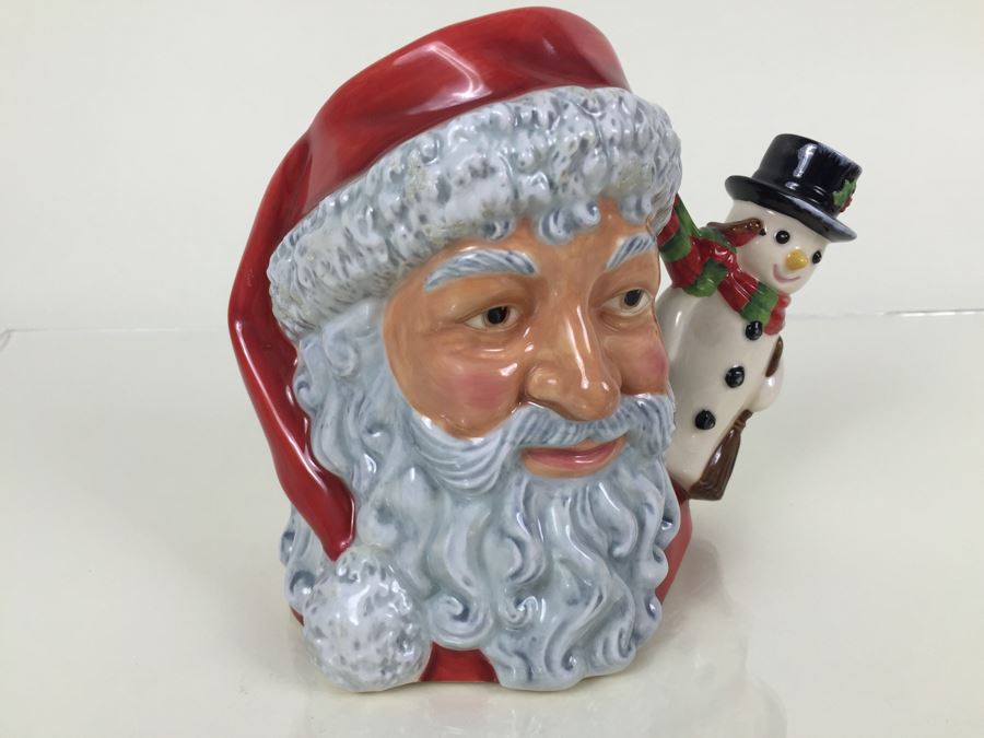 Royal Doulton Large 'Santa Claus & Snowman' D7238 Character Jug Limited Edition 297 Of 500 [Photo 9]