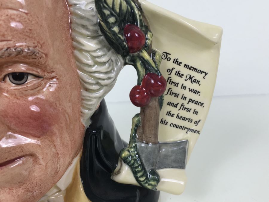 SignednRoyal Doulton Large 'George Washinston' D6965 Character Jug 1994 A Specially Commissioned Limited Edition 748 Of 2,500 [Photo 6]