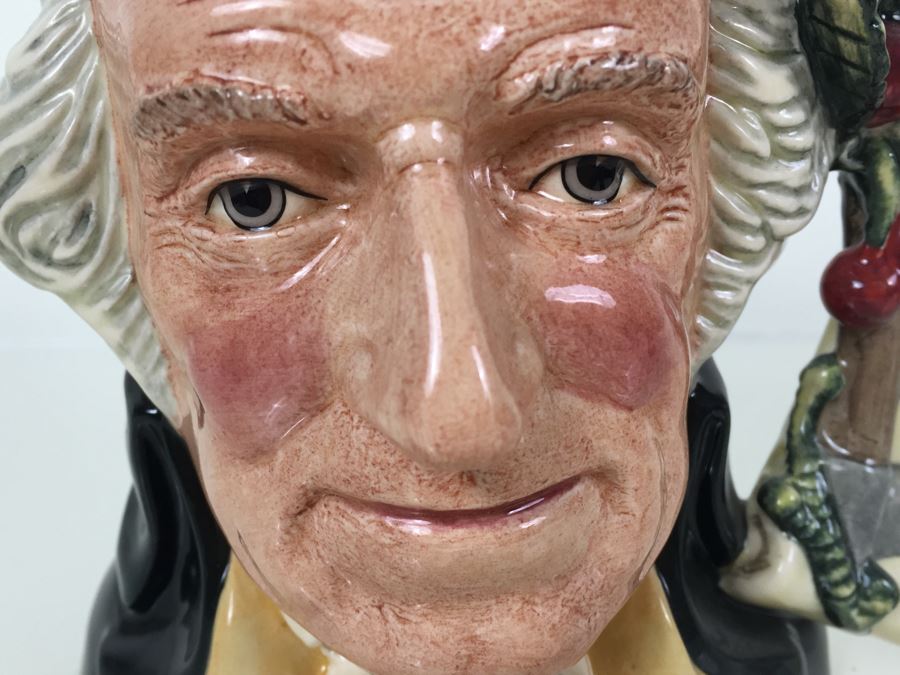 SignednRoyal Doulton Large 'George Washinston' D6965 Character Jug 1994 A Specially Commissioned Limited Edition 748 Of 2,500 [Photo 5]