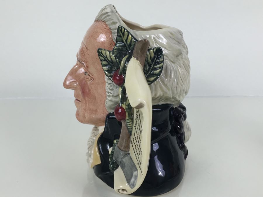 SignednRoyal Doulton Large 'George Washinston' D6965 Character Jug 1994 A Specially Commissioned Limited Edition 748 Of 2,500 [Photo 7]