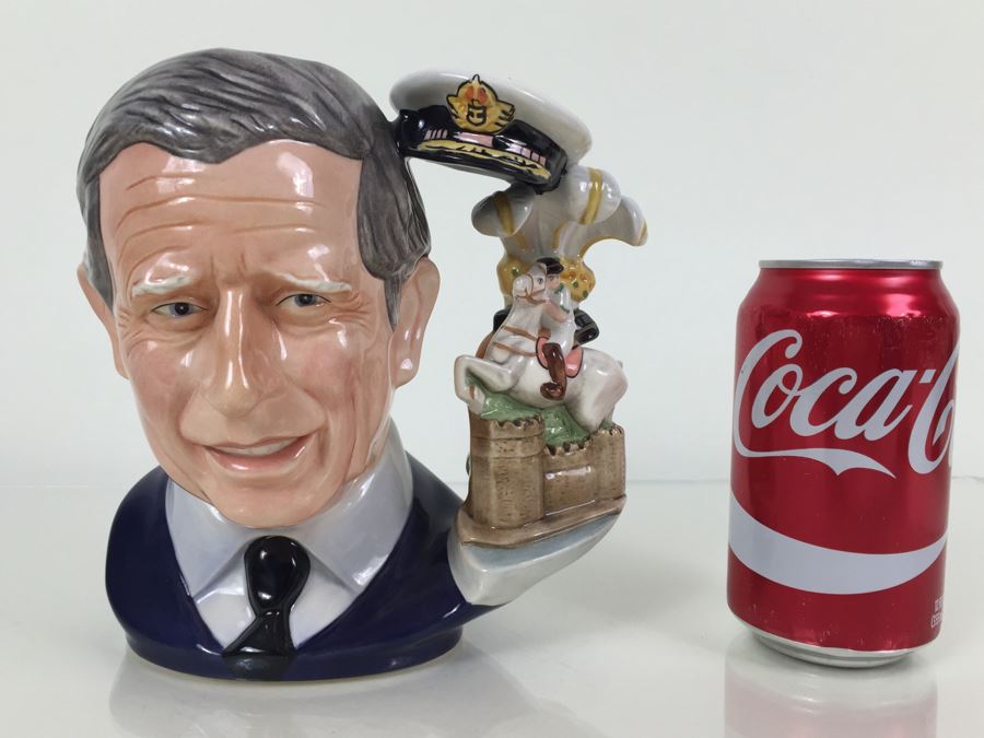 Royal Doulton Large 'Prince Charles' D7283 Character Jug Of The Year [Photo 4]