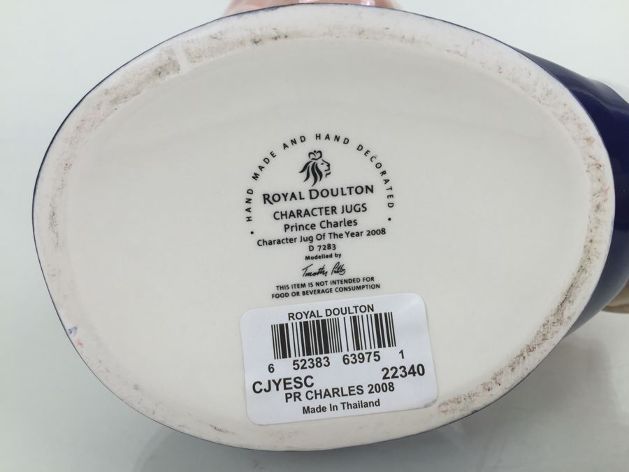 Royal Doulton Large 'Prince Charles' D7283 Character Jug Of The Year [Photo 3]