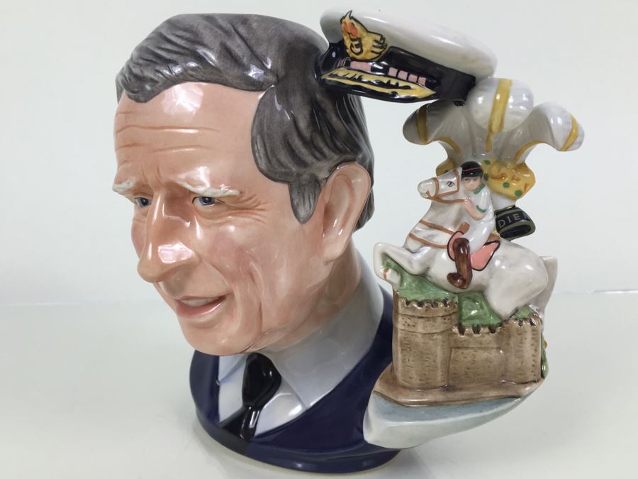 Royal Doulton Large 'Prince Charles' D7283 Character Jug Of The Year [Photo 2]