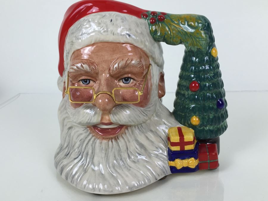Royal Doulton Large 'Santa Clause' D7123 Character Jug 1998 Special Limited Edition Of 1,500 [Photo 5]