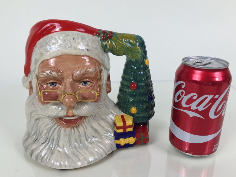 Royal Doulton Large 'Santa Clause' D7123 Character Jug 1998 Special Limited Edition Of 1,500 [Photo 4]
