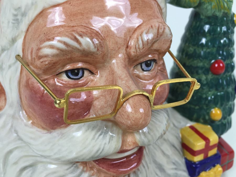 Royal Doulton Large 'Santa Clause' D7123 Character Jug 1998 Special Limited Edition Of 1,500 [Photo 9]
