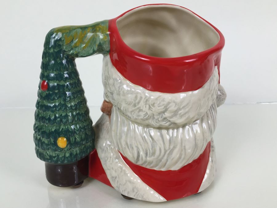 Royal Doulton Large 'Santa Clause' D7123 Character Jug 1998 Special Limited Edition Of 1,500 [Photo 7]