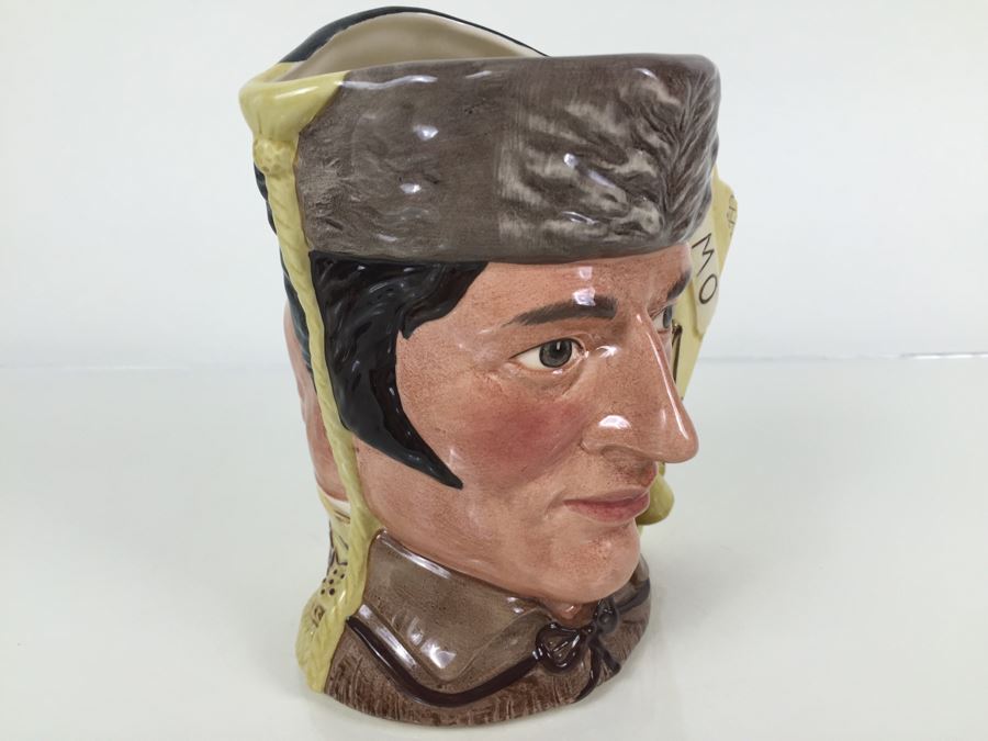 Royal Doulton Large The Antagonists Collection 'The Battle Of The Alamo 1836 Crockett / Antonio Lopez de Santa Anna' D6729 Character Pitcher 1984 Limited Edition 4,531 Of 9,500 [Photo 8]