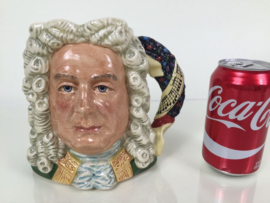 Royal Doulton Large 'Handel' D7080 Character Pitcher 1997 [Photo 4]