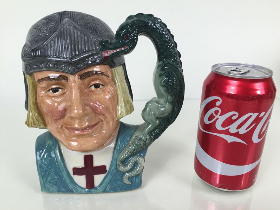 Royal Doulton Large 'St. George' D6618 Character Pitcher [Photo 4]