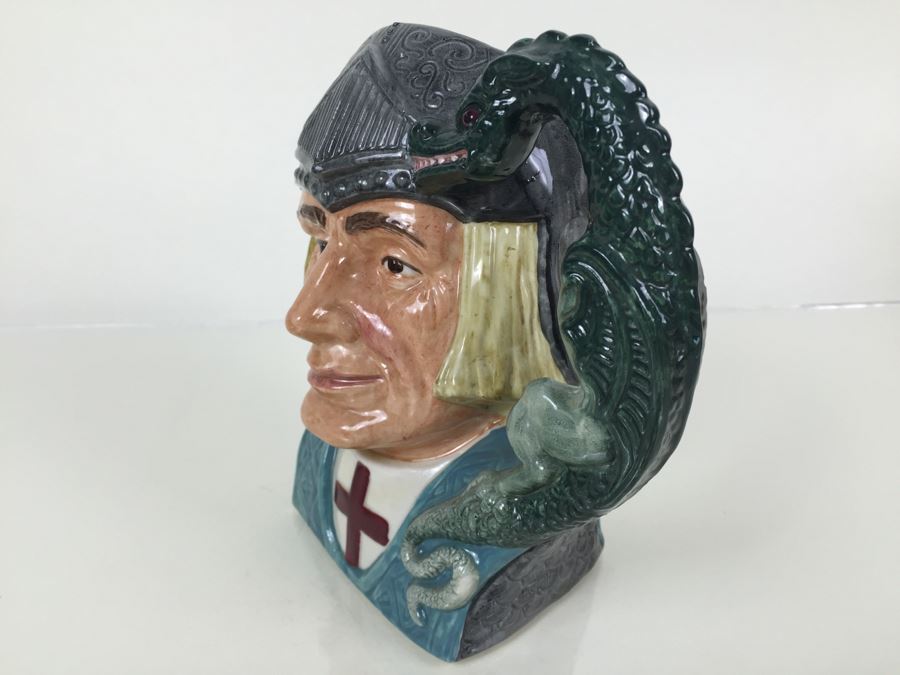Royal Doulton Large 'St. George' D6618 Character Pitcher [Photo 5]