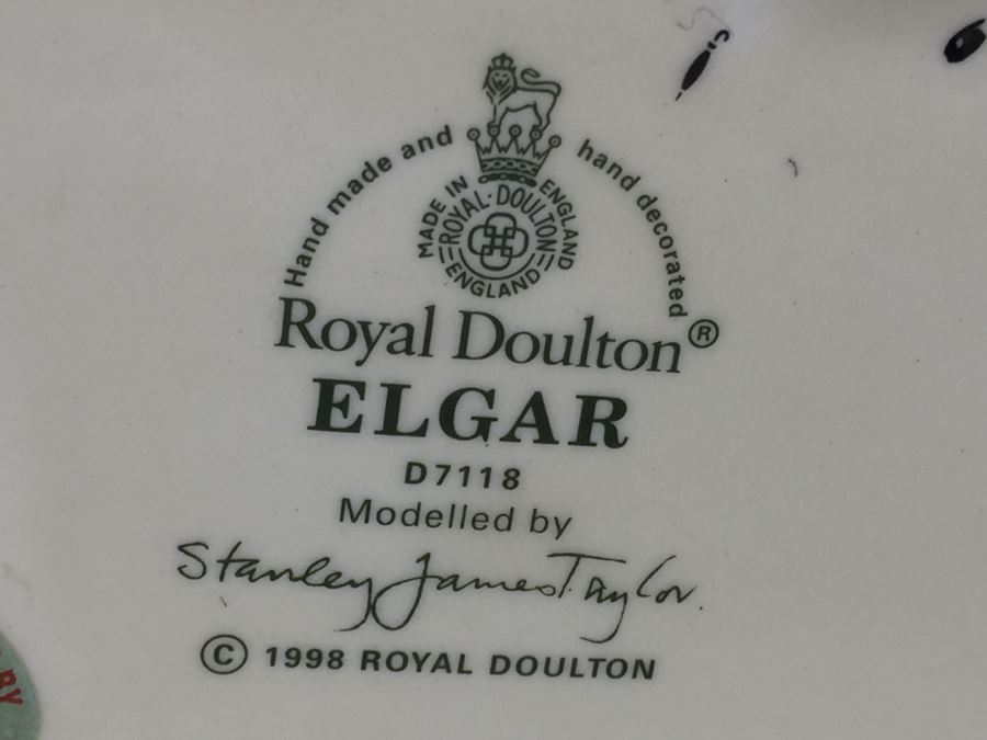 Royal Doulton Large 'Elgar' D7118 Character Jug 1998 [Photo 10]