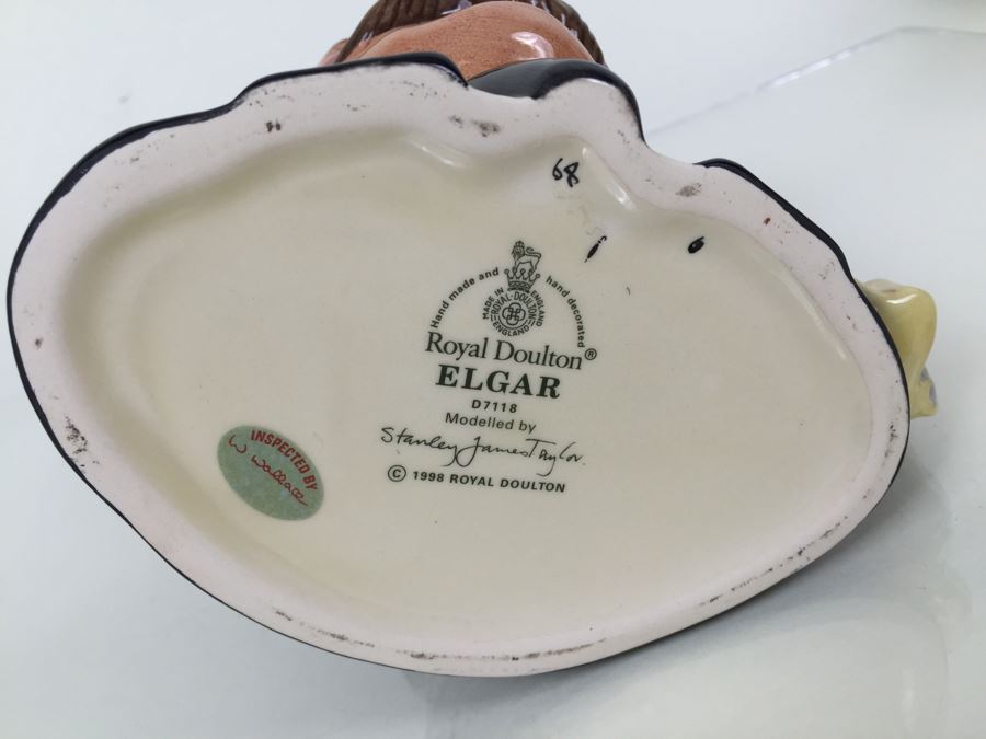 Royal Doulton Large 'Elgar' D7118 Character Jug 1998 [Photo 3]