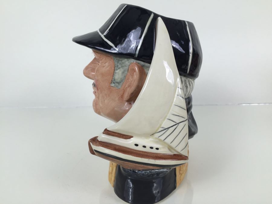 Royal Doulton Large 'Yachtsman' D6622 Character Jug 1970 Signed By Michael Doulton [Photo 7]