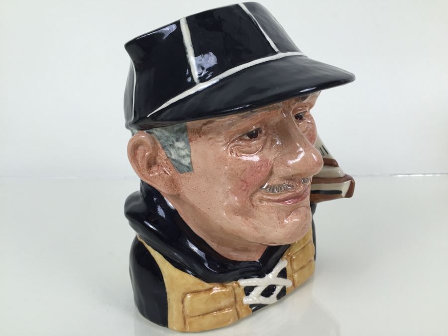 Royal Doulton Large 'Yachtsman' D6622 Character Jug 1970 Signed By Michael Doulton [Photo 10]