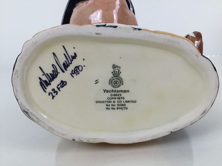 Royal Doulton Large 'Yachtsman' D6622 Character Jug 1970 Signed By Michael Doulton [Photo 3]