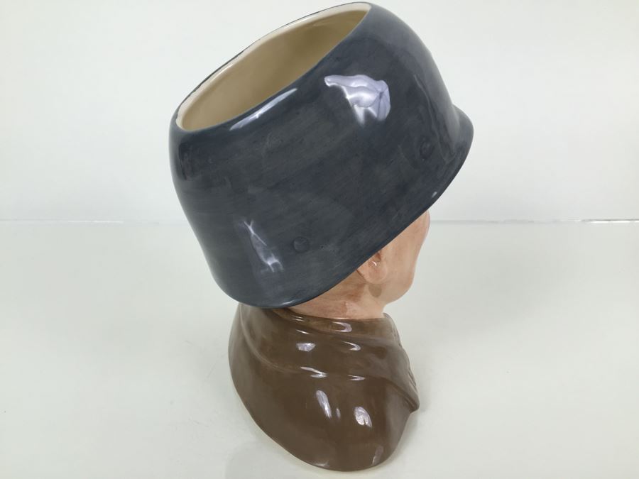 Royal Doulton Large The Great Generals Collection 'General Patton' D7026 Character Jug 1995 Limited Edition Of 1,000 [Photo 9]