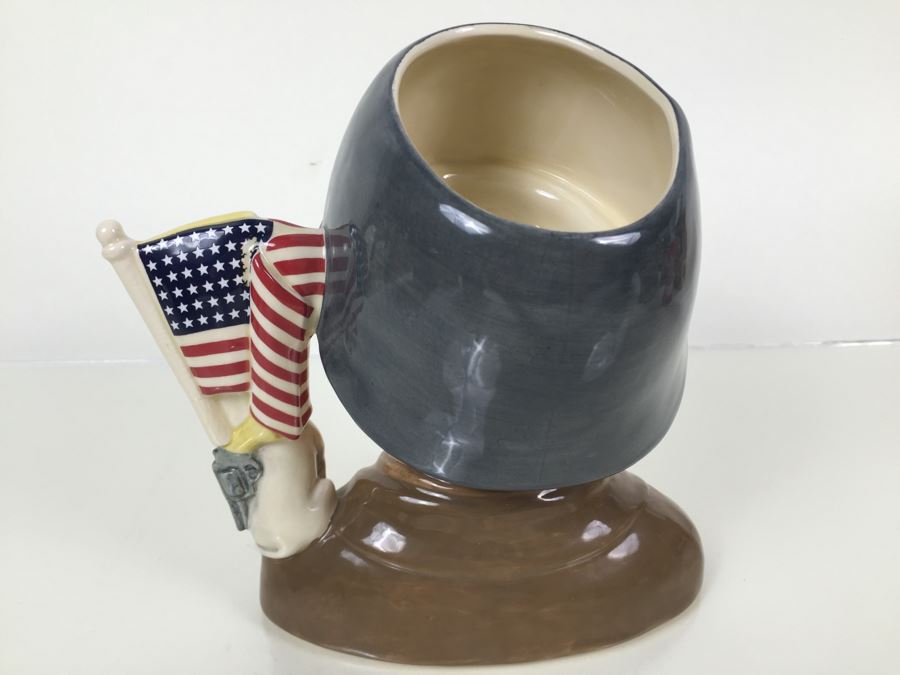 Royal Doulton Large The Great Generals Collection 'General Patton' D7026 Character Jug 1995 Limited Edition Of 1,000 [Photo 8]