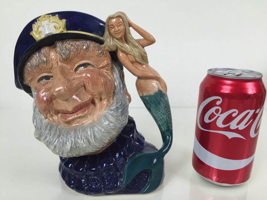 Royal Doulton Large 'Old Salt' D6551 Character Pitcher 1960 [Photo 4]