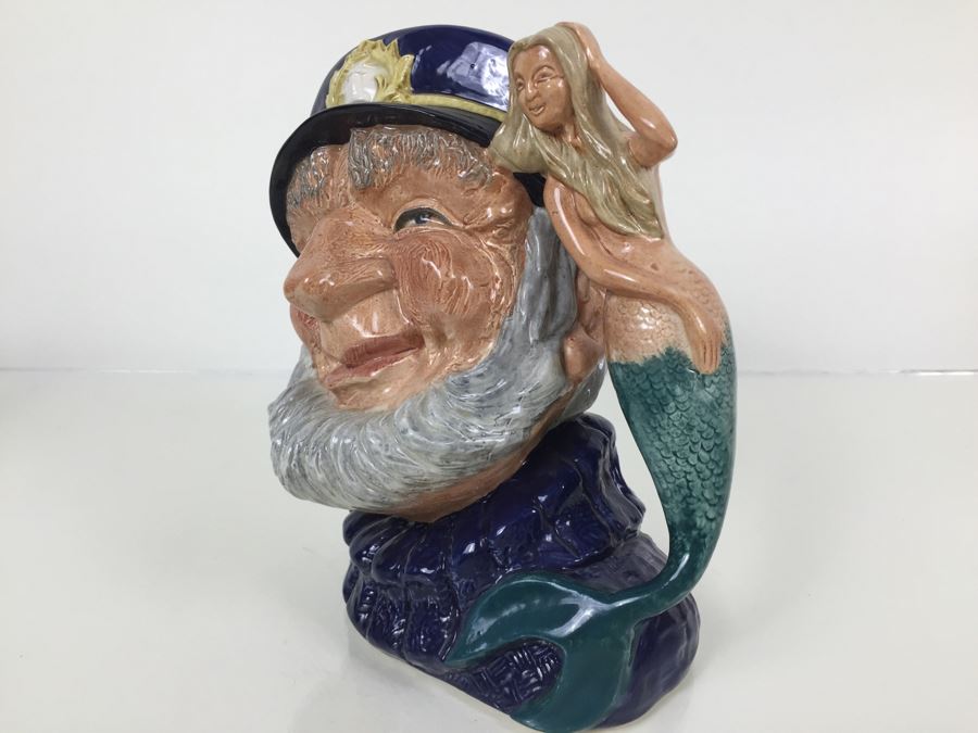 Royal Doulton Large 'Old Salt' D6551 Character Pitcher 1960 [Photo 6]