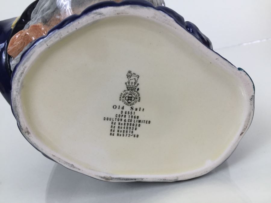 Royal Doulton Large 'Old Salt' D6551 Character Pitcher 1960 [Photo 3]