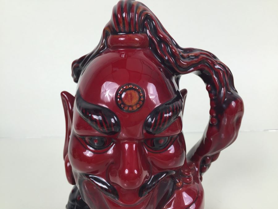 Royal Doulton Large Character Jug Flambe 'Aladin's Genie' D6971 [Photo 5]