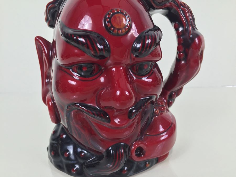 Royal Doulton Large Character Jug Flambe 'Aladin's Genie' D6971 [Photo 10]