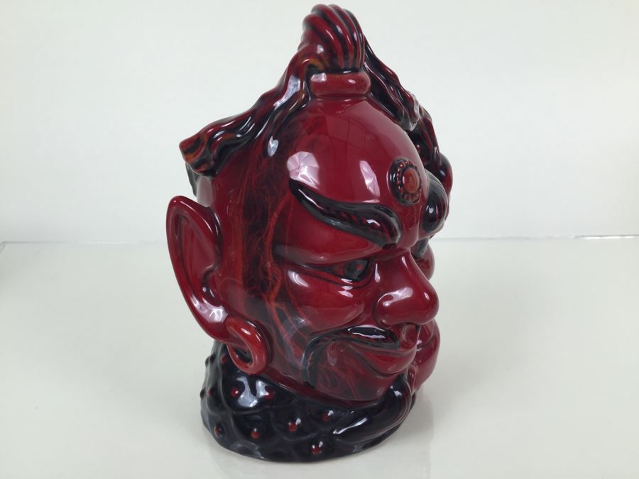 Royal Doulton Large Character Jug Flambe 'Aladin's Genie' D6971 [Photo 9]