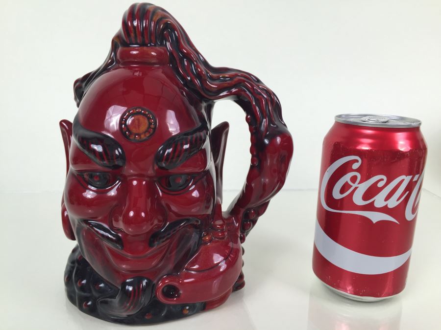 Royal Doulton Large Character Jug Flambe 'Aladin's Genie' D6971 [Photo 4]